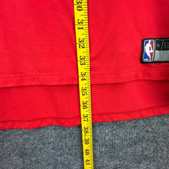 Nike Atlanta Hawks NBA Team-Issued Dri-Fit Practice Jersey 4XL Red 2017 HSE RARE - Picture 12 of 14